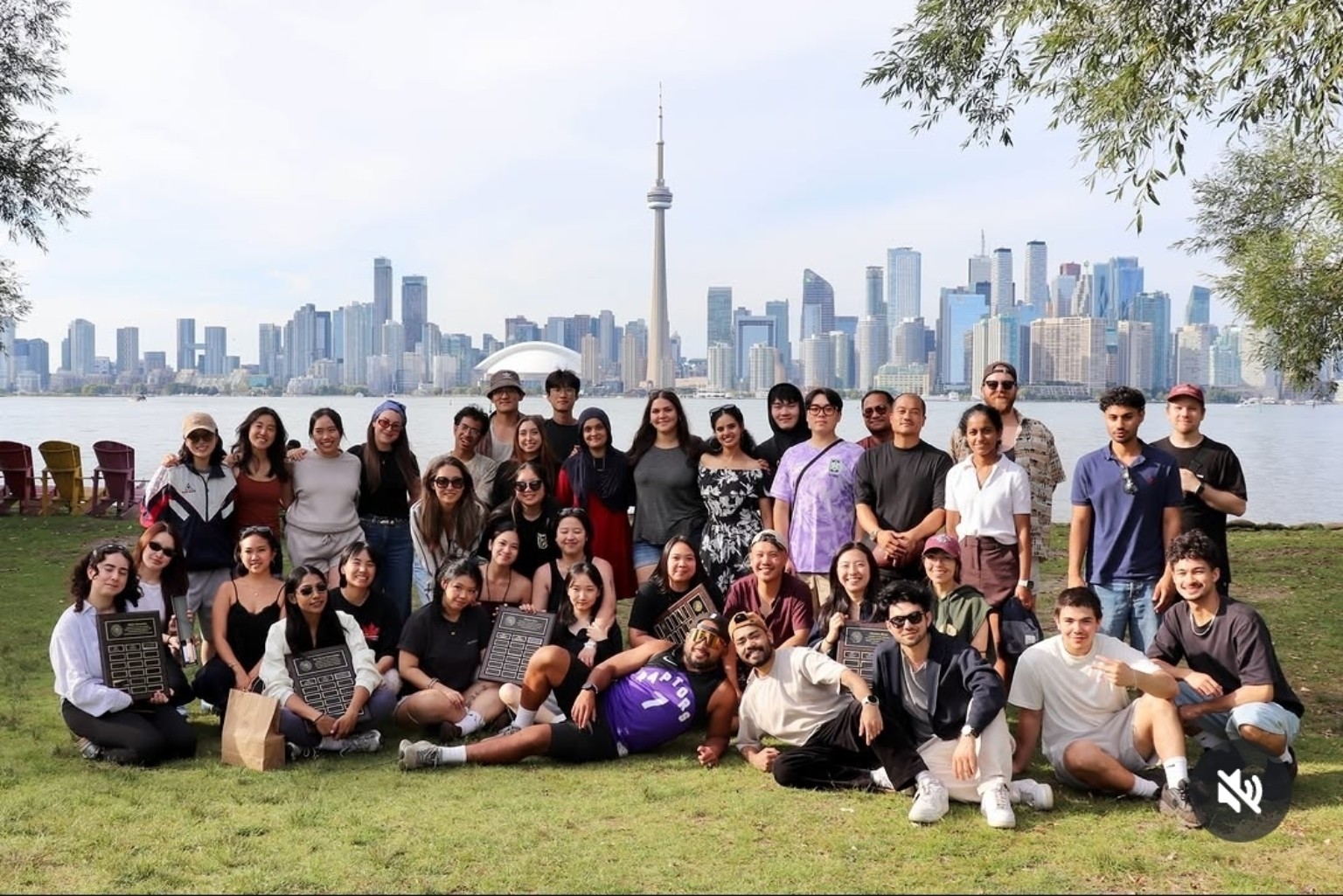 The Good Behaviour team gathered in Toronto